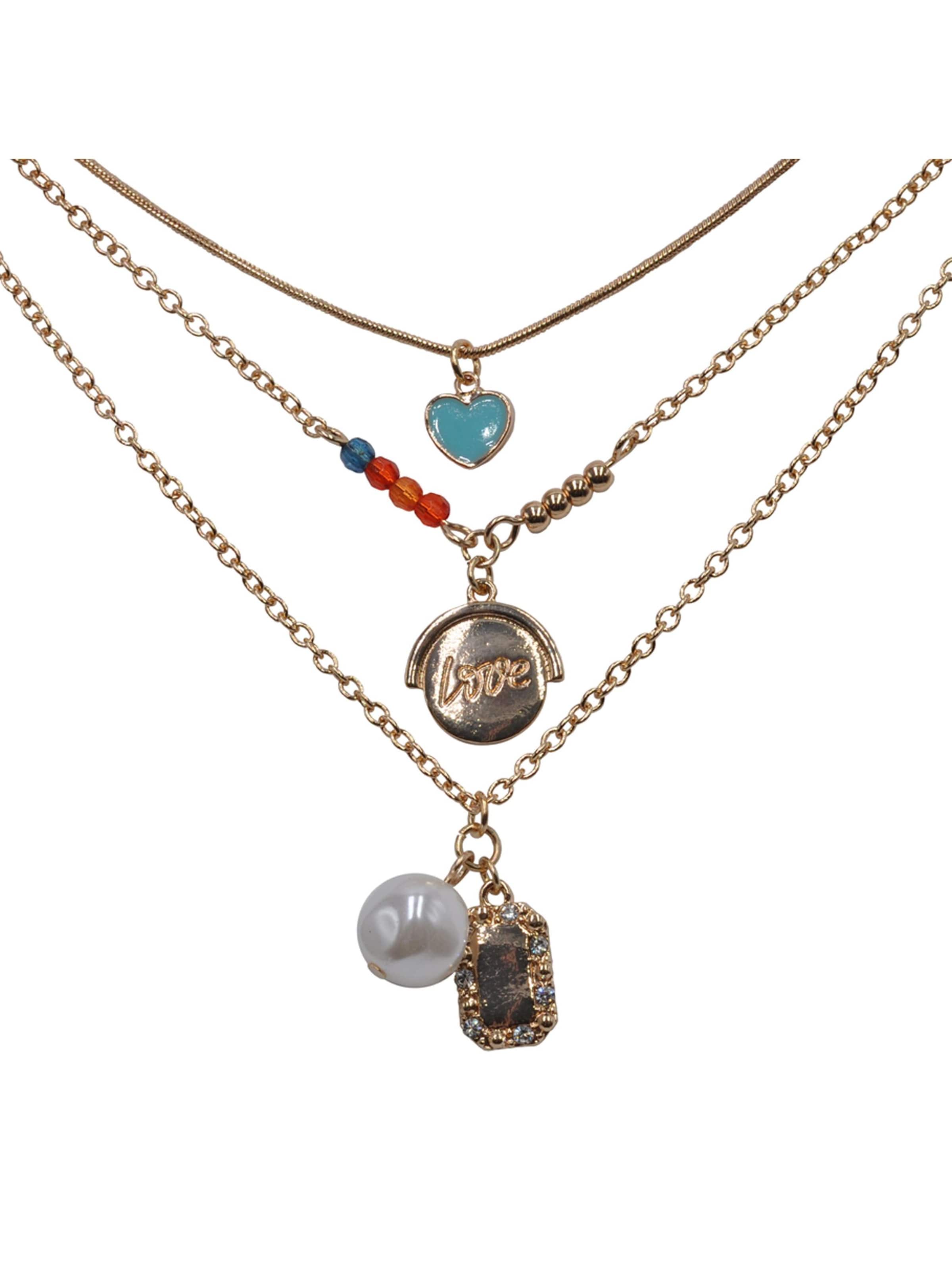 Steuer Kette in Gold