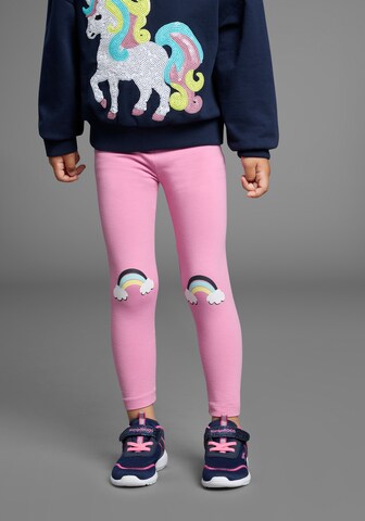 Kidsworld Skinny Leggings in Blue: front
