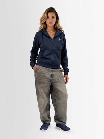 U.S. POLO ASSN. Sweat jacket in Blue