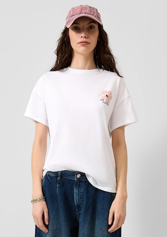 QS T-Shirt in Weiß