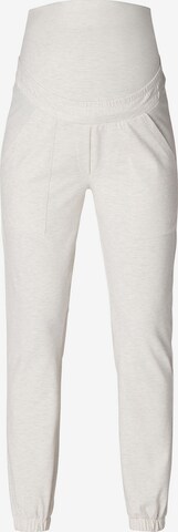 Supermom Tapered Broek 'Fabens' in Beige: voorkant