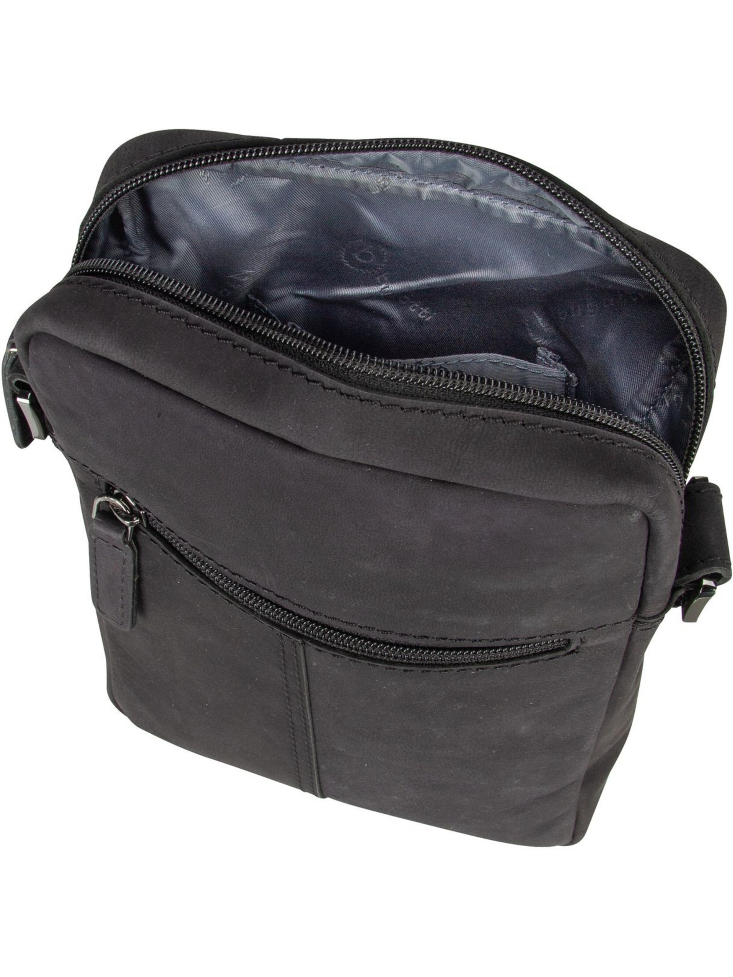 bugatti Umhängetasche 'Luca' in Schwarz