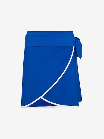 WALLIEN Skirt 'Wrap' in Blue: front