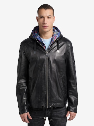 Carlo Colucci Between-Season Jacket 'DeMattia' in Black: front