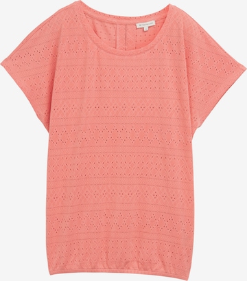 T-shirt TOM TAILOR en orange : devant