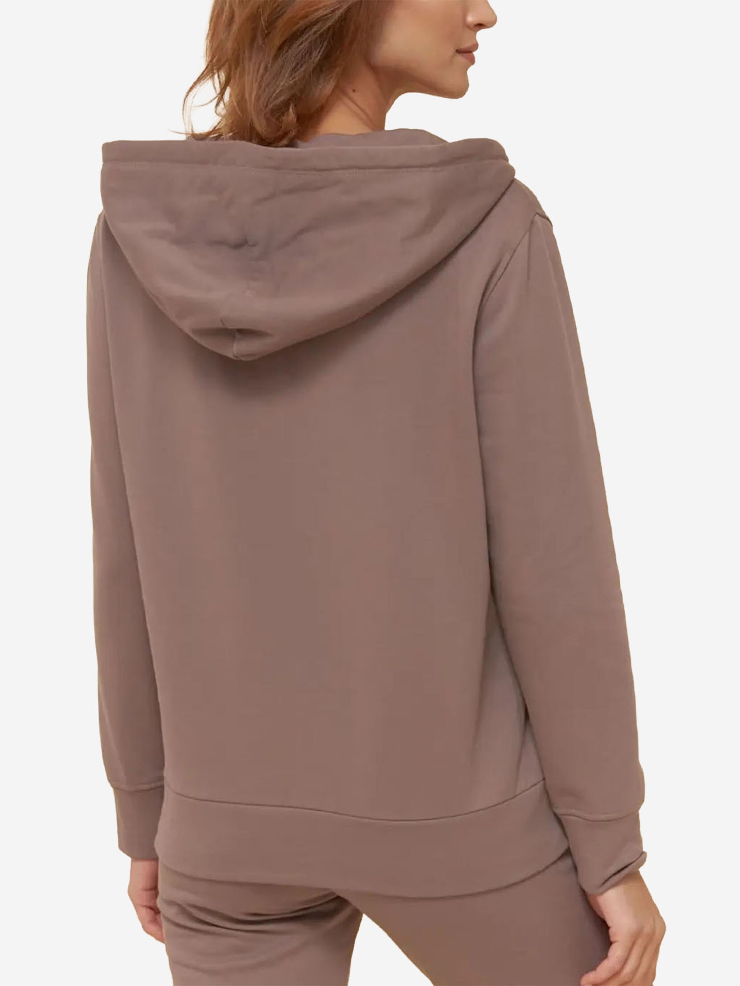 Rösch Sweatvest ' Basic Hoodie ' in Bruin
