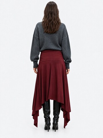 Jupe Ethiquet en rouge