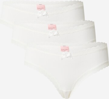 Hunkemöller - Cueca 'Georgia' em branco: frente