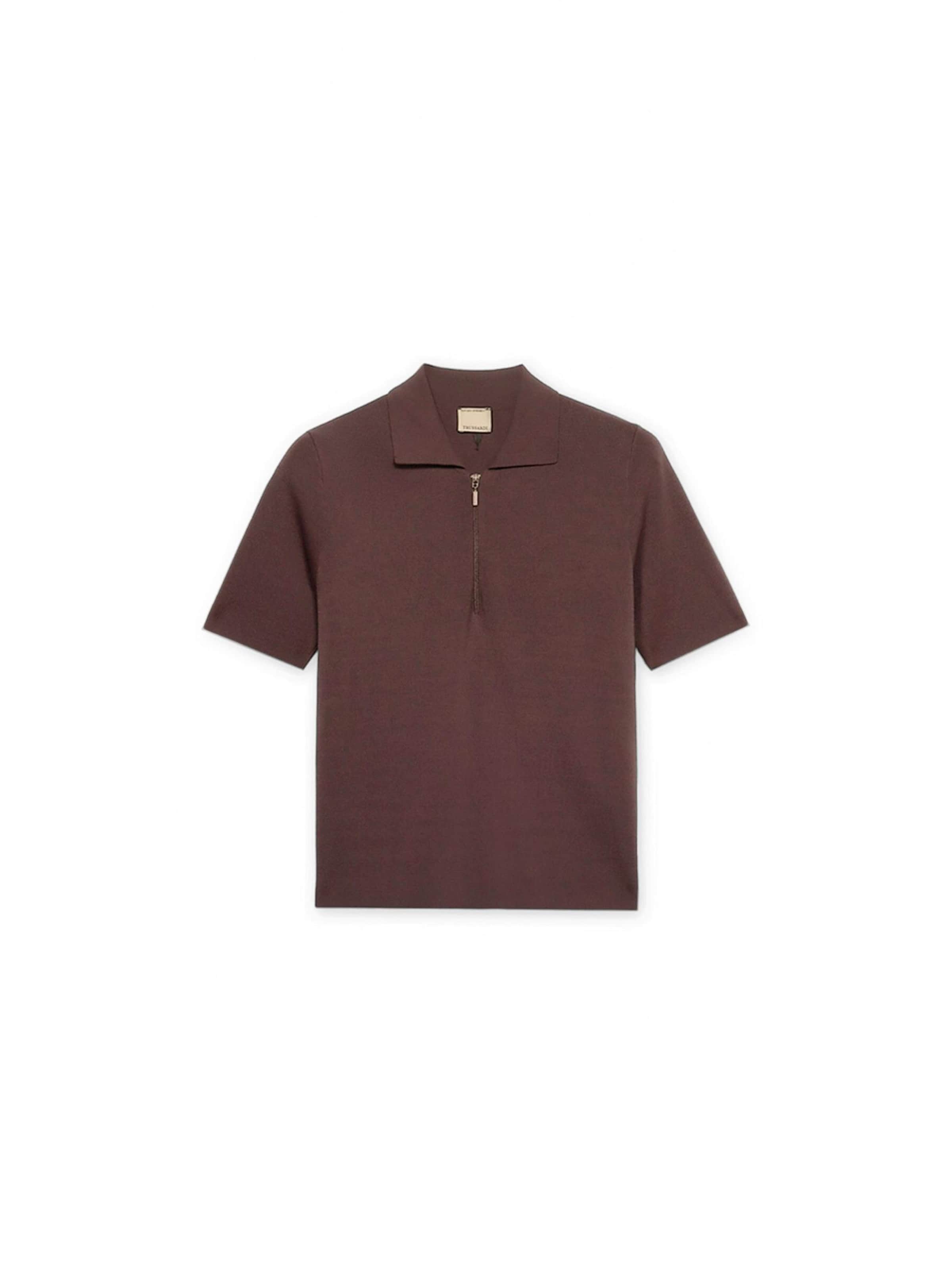 Trussardi - Jersey en marrón: frente