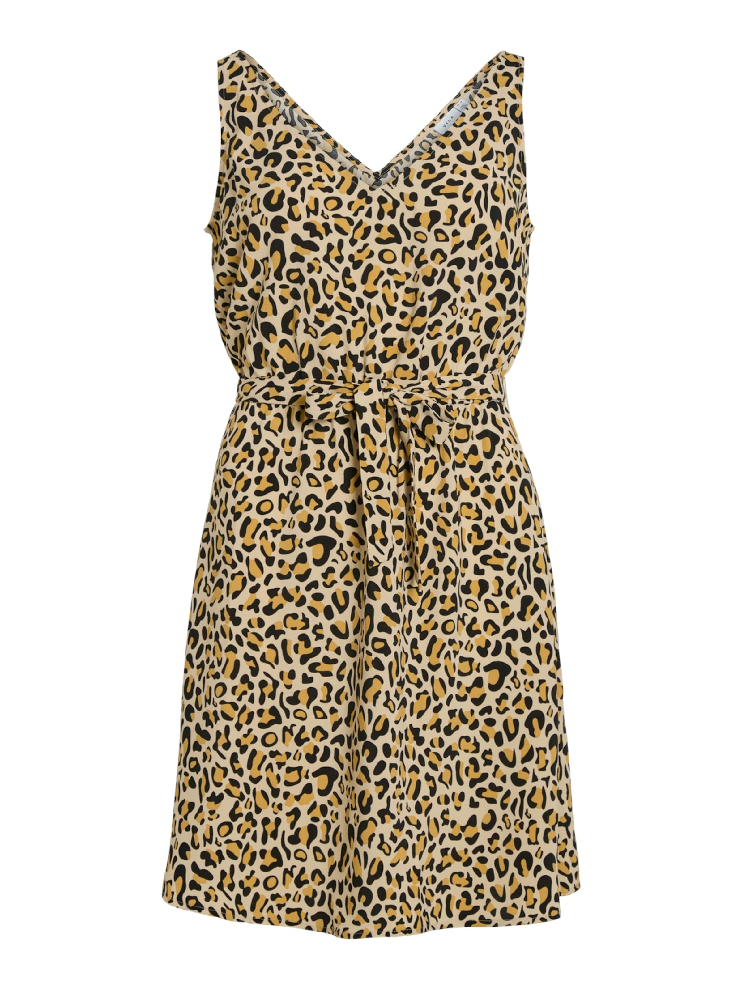 VILA Платье 'VIKristina Laia' в Коричневый: спереди