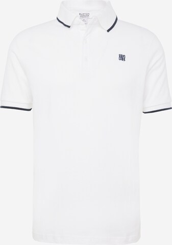 BURTON MENSWEAR LONDON Poloshirt in Weiß: predná strana