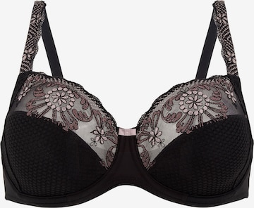 Conturelle Bra 'Festival' in Black: front