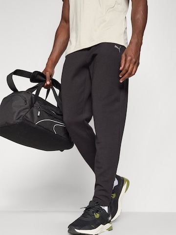 PUMA Tapered Sportbroek 'Cloudspun' in Zwart