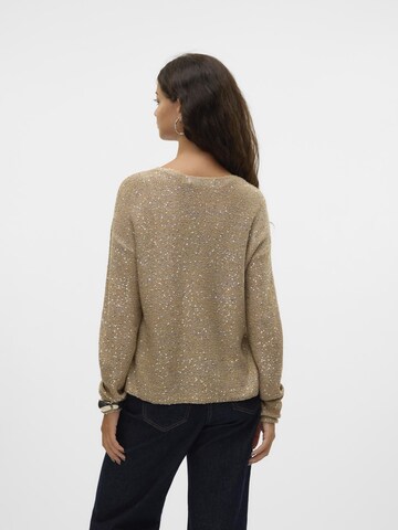 VERO MODA Trui 'LEILANI' in Bruin