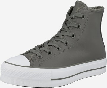 CONVERSE Sneakers hoog 'CHUCK TAYLOR ALL STAR LIFT' in Grijs: voorkant