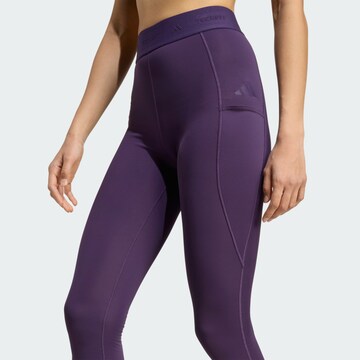 ADIDAS PERFORMANCE Skinny Sports trousers in Purple