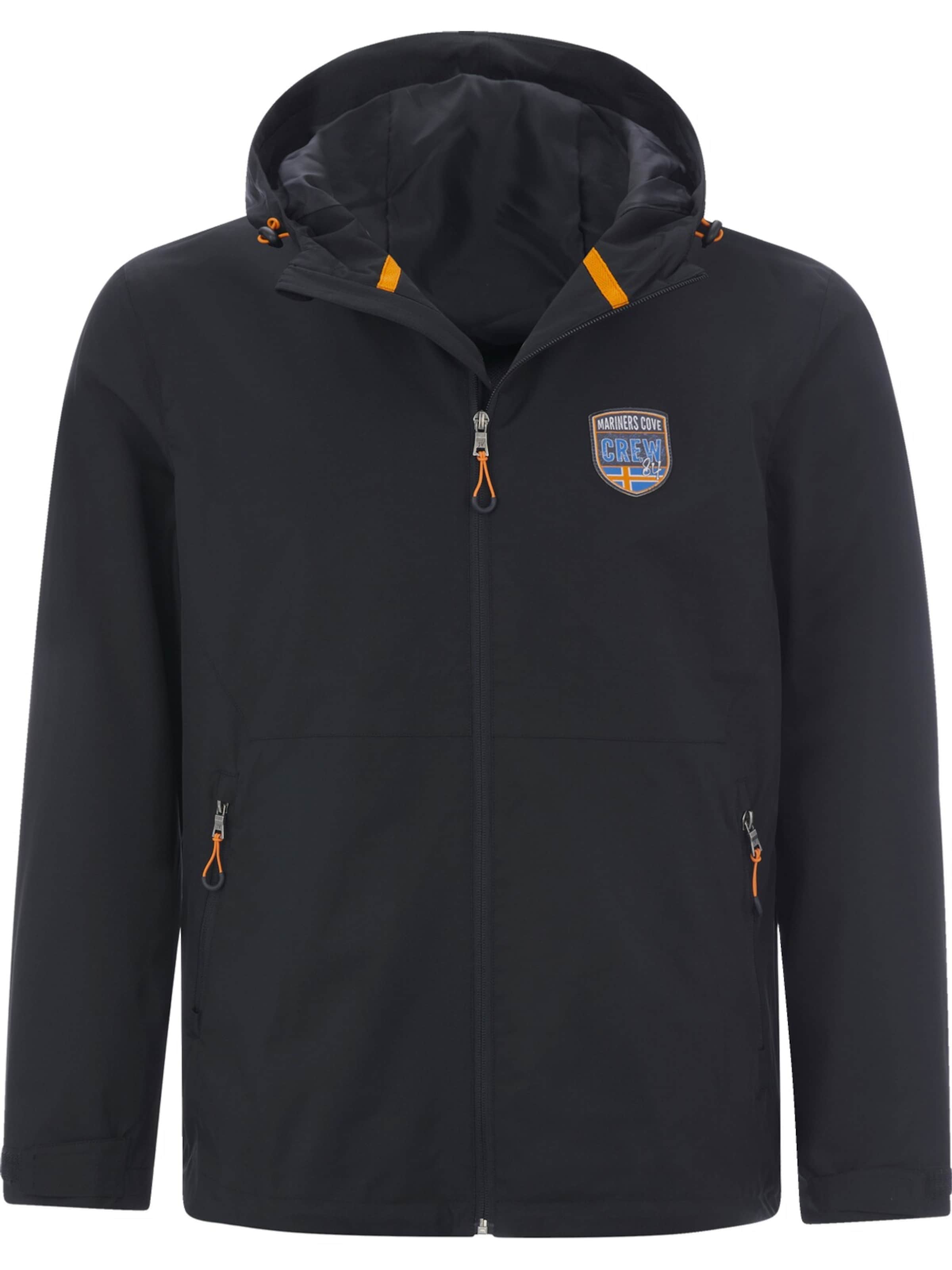 Jan Vanderstorm Funktionsjacke ' Eelante ' in Schwarz: Vorderseite