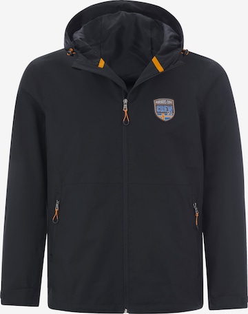 Jan Vanderstorm Functionele jas ' Eelante ' in Zwart: voorkant