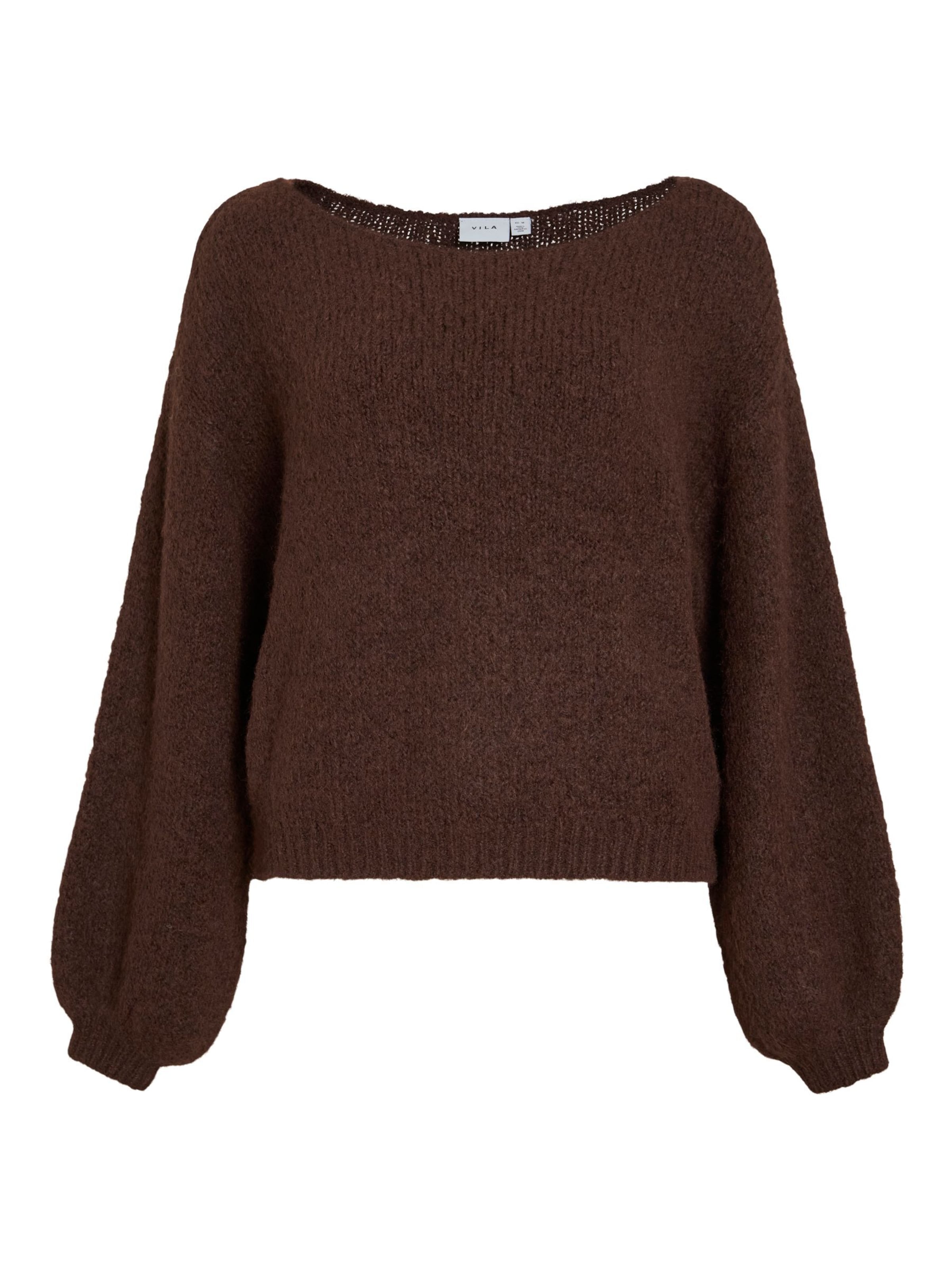 VILA - Jersey 'VIMarley' en marrón: frente
