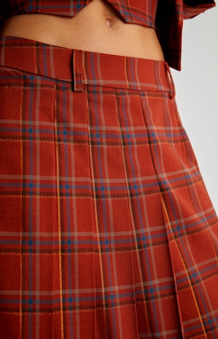 Scalpers Skirt 'Terracotta' in Red