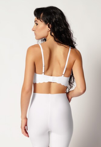 Triangle Soutien-gorge Skiny en blanc