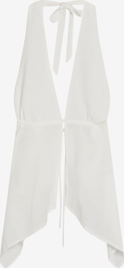 Bershka Toppi koossa XS värissä offwhite, Tuotenäkymä