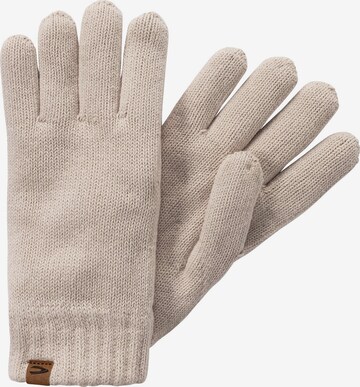 CAMEL ACTIVE Gefütterte Strickhandschuhe in Beige: predná strana