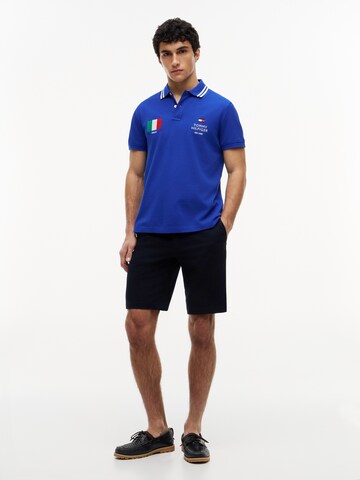 TOMMY HILFIGER - Camisa 'STANDARD COUNTRY ITALY' em azul