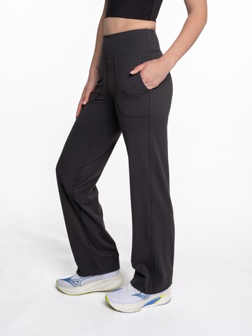 mymotus Wide leg Sportbroek 'Damen Sporthose , myotus® ladies jazzpant YW101' in Grijs