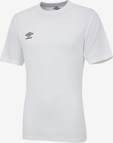 T-Shirt fonctionnel UMBRO en blanc : devant