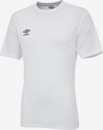 UMBRO Performance Shirt in White: front