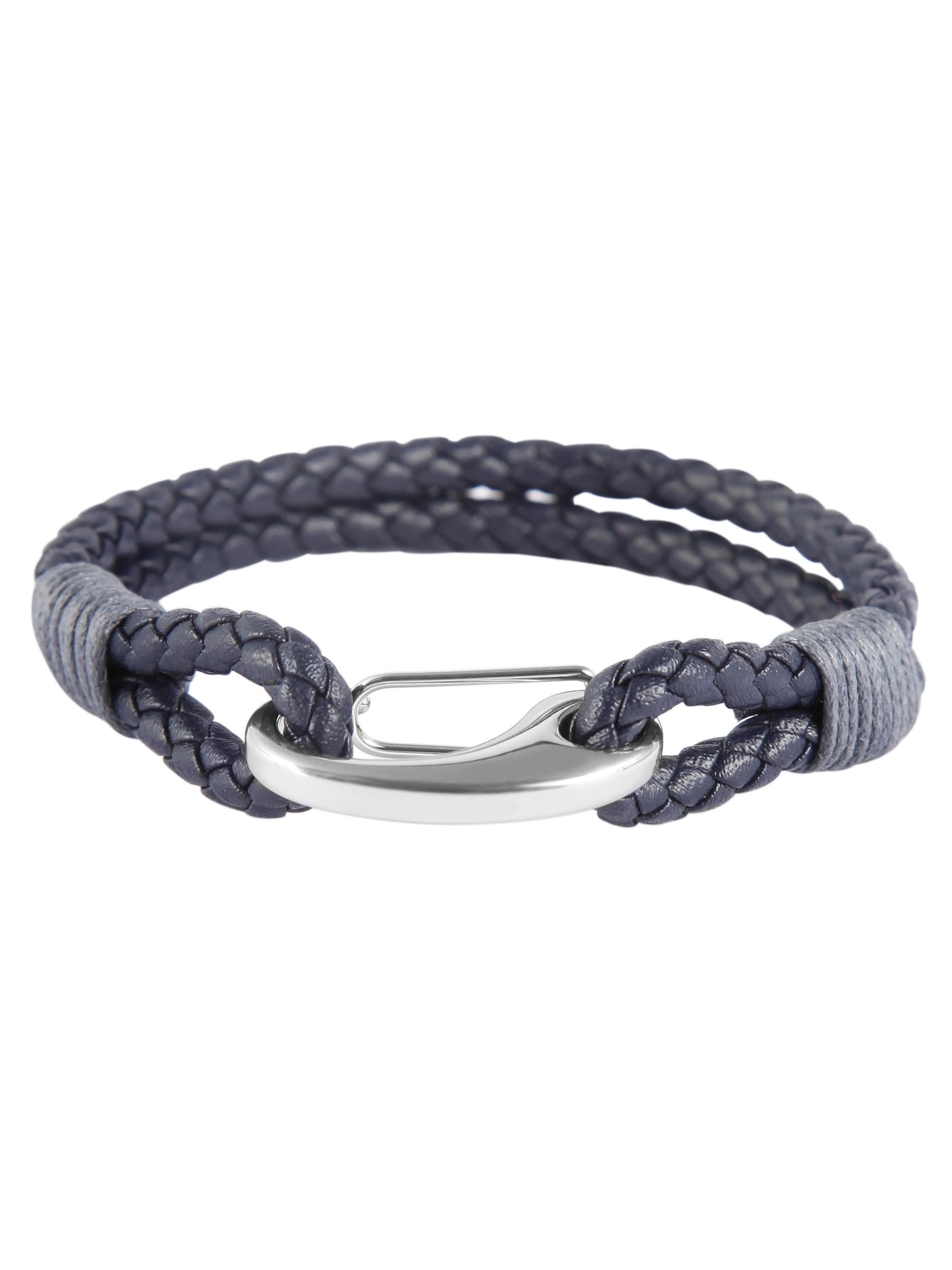 Akzent Bracelet 'Jadal, langlebig' in Grey: front