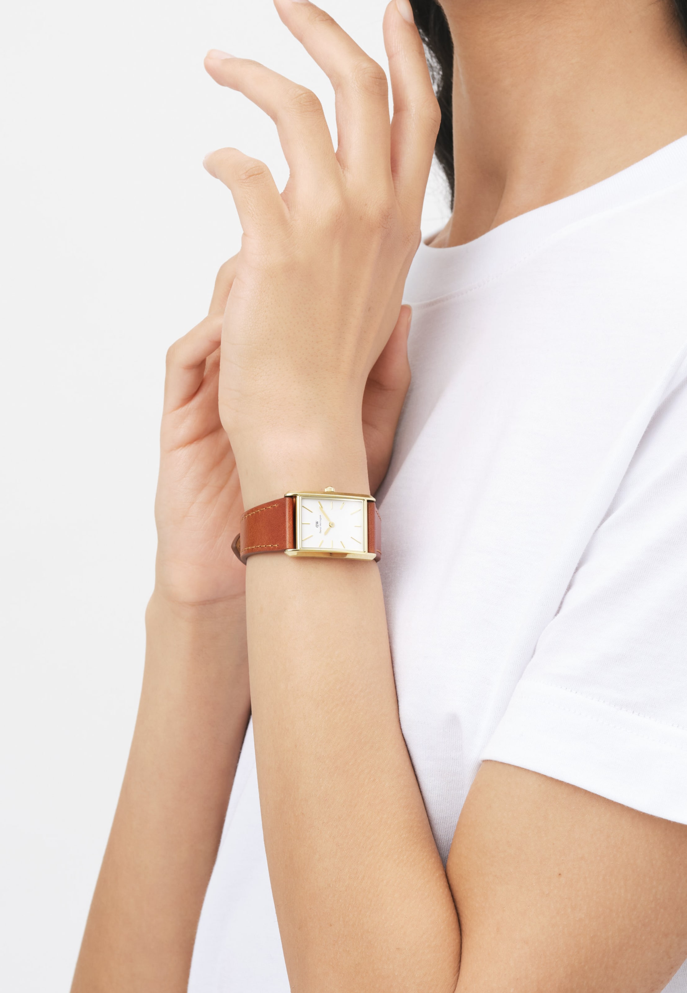 Daniel Wellington Analoog horloge in Goud: voorkant