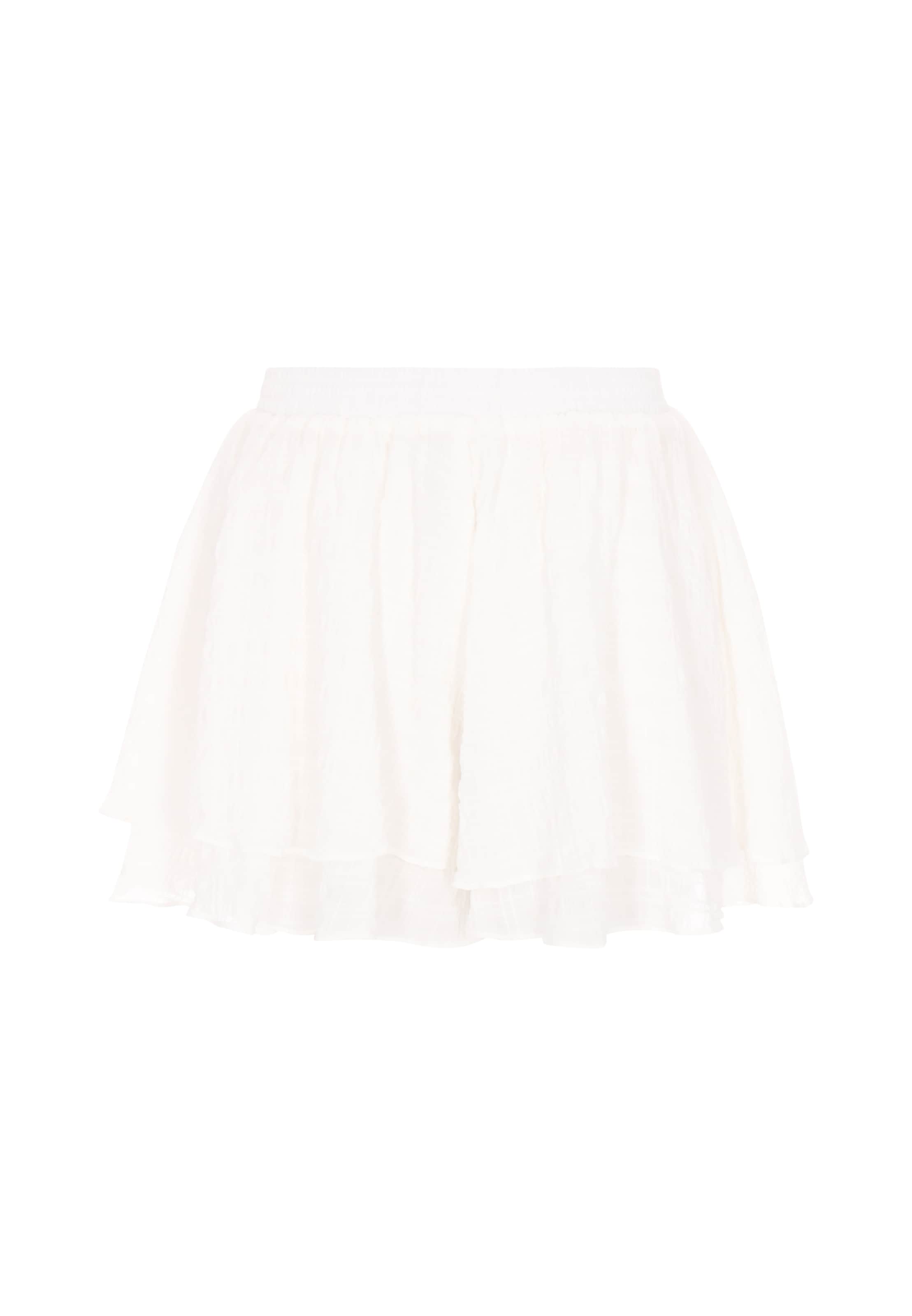 faina Loose fit Trousers 'Festive' in White: front