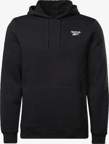 ReebokSportska sweater majica - crna boja: prednji dio