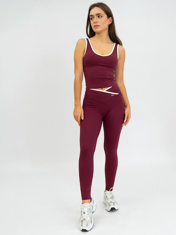 DRILLS Apparel Skinny Leggings 'FUSE' i röd