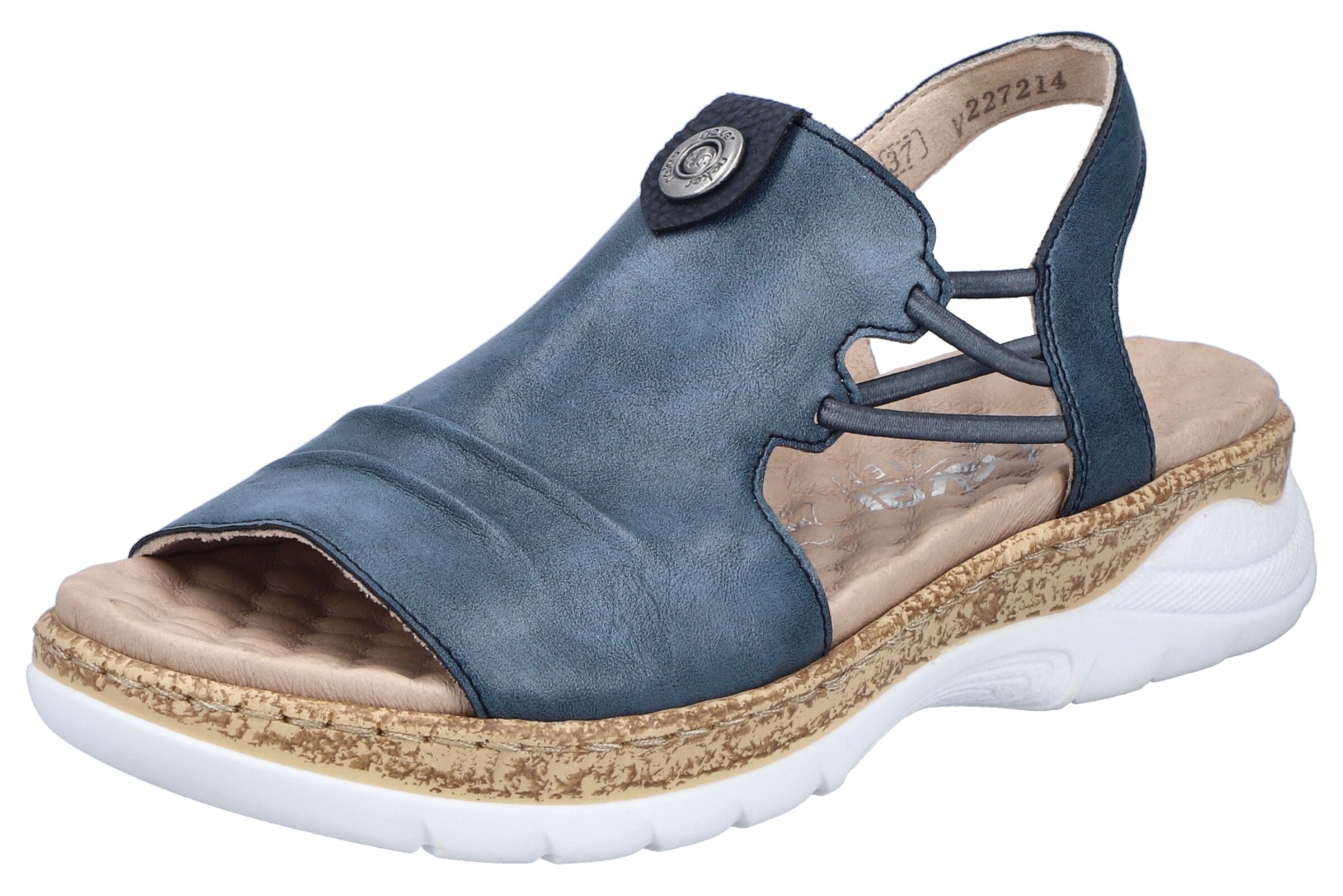 Rieker Sandale in Blau: Vorderseite