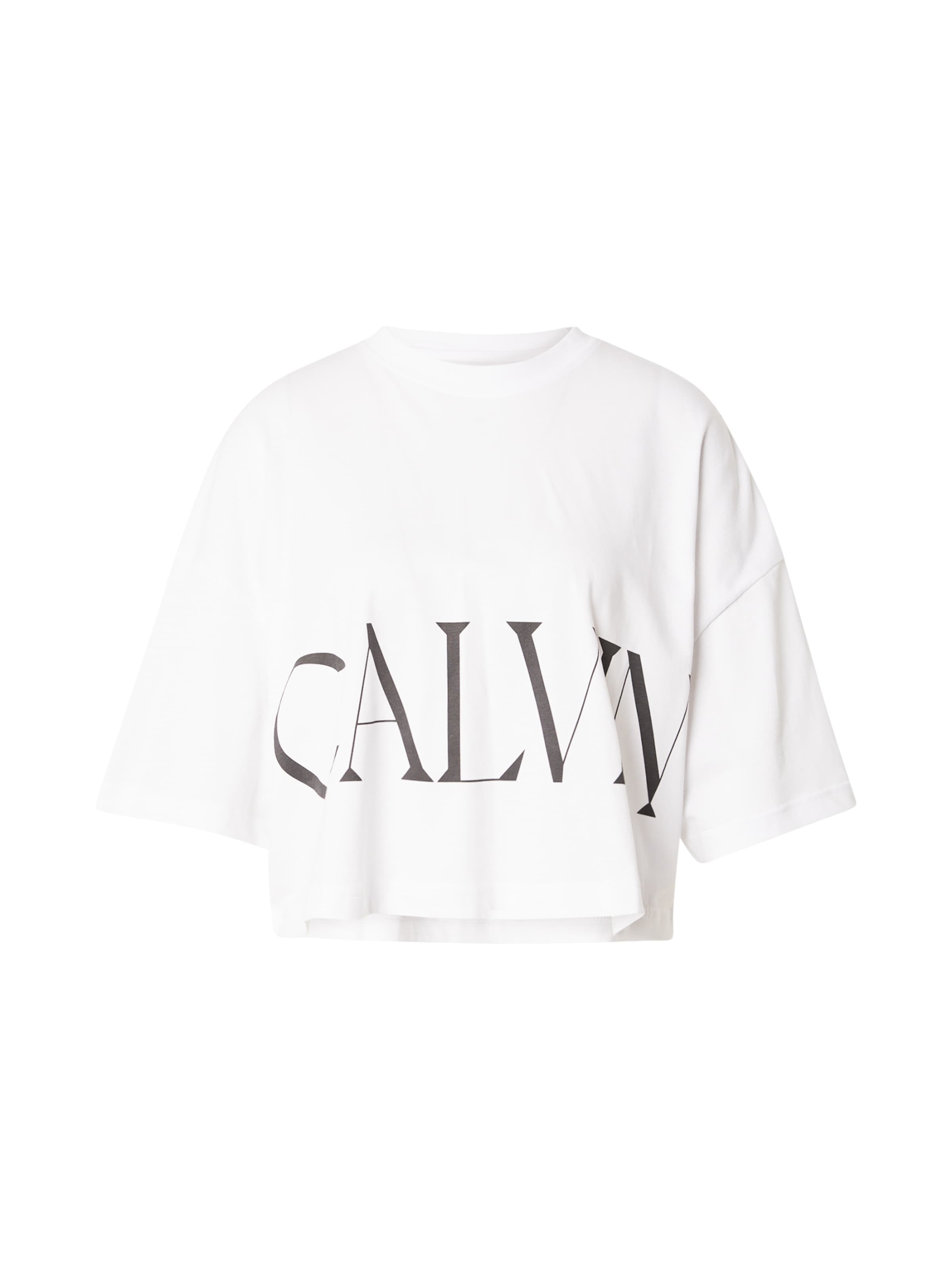 Calvin Klein Jeans Tričko – bílá: přední strana