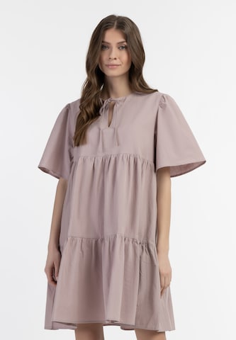 DreiMaster Vintage Dress in Pink: front