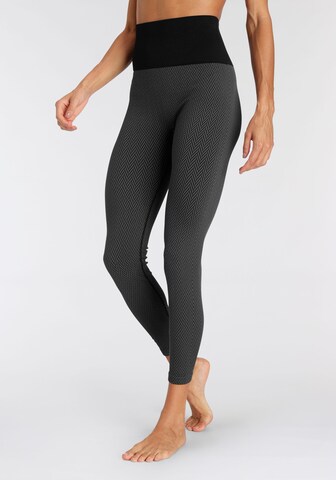 VIVANCE Skinny Sporthose in Schwarz: Vorderseite