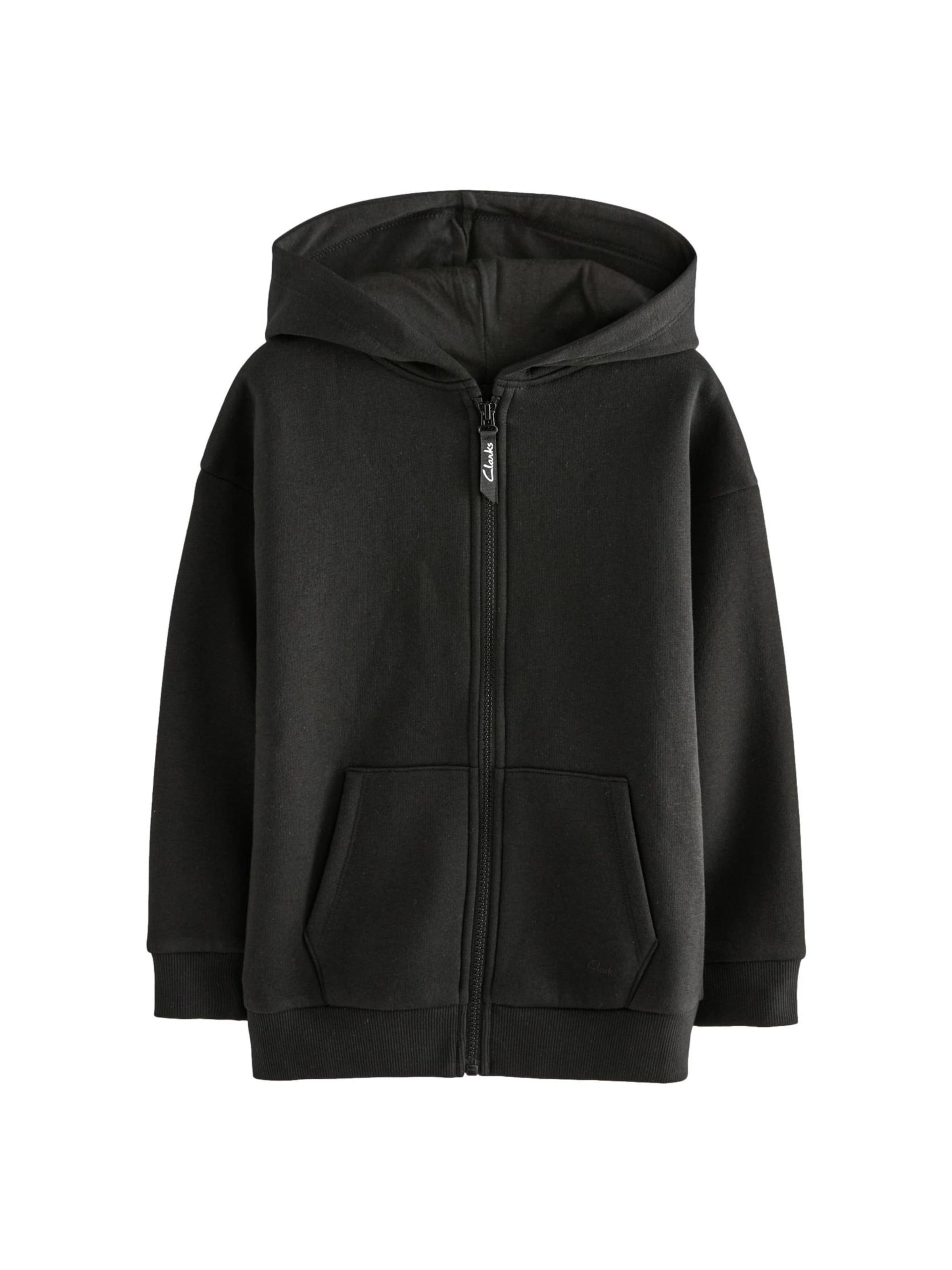 CLARKS Sweatjacka i svart: framsida