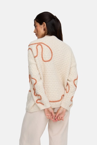 RAFFYA Sweater 'Elton' in Beige