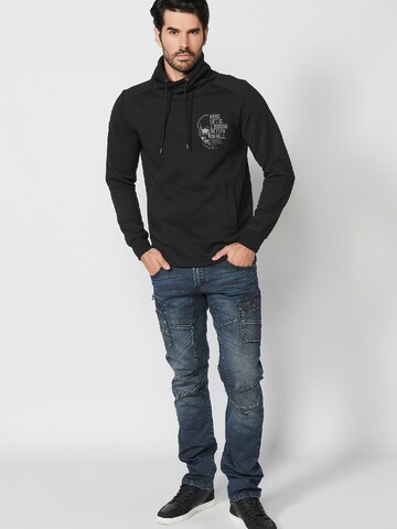 KOROSHI Sweatshirt in Schwarz