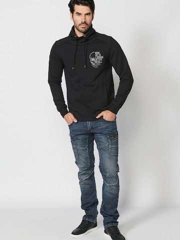 KOROSHI Sweatshirt in Zwart