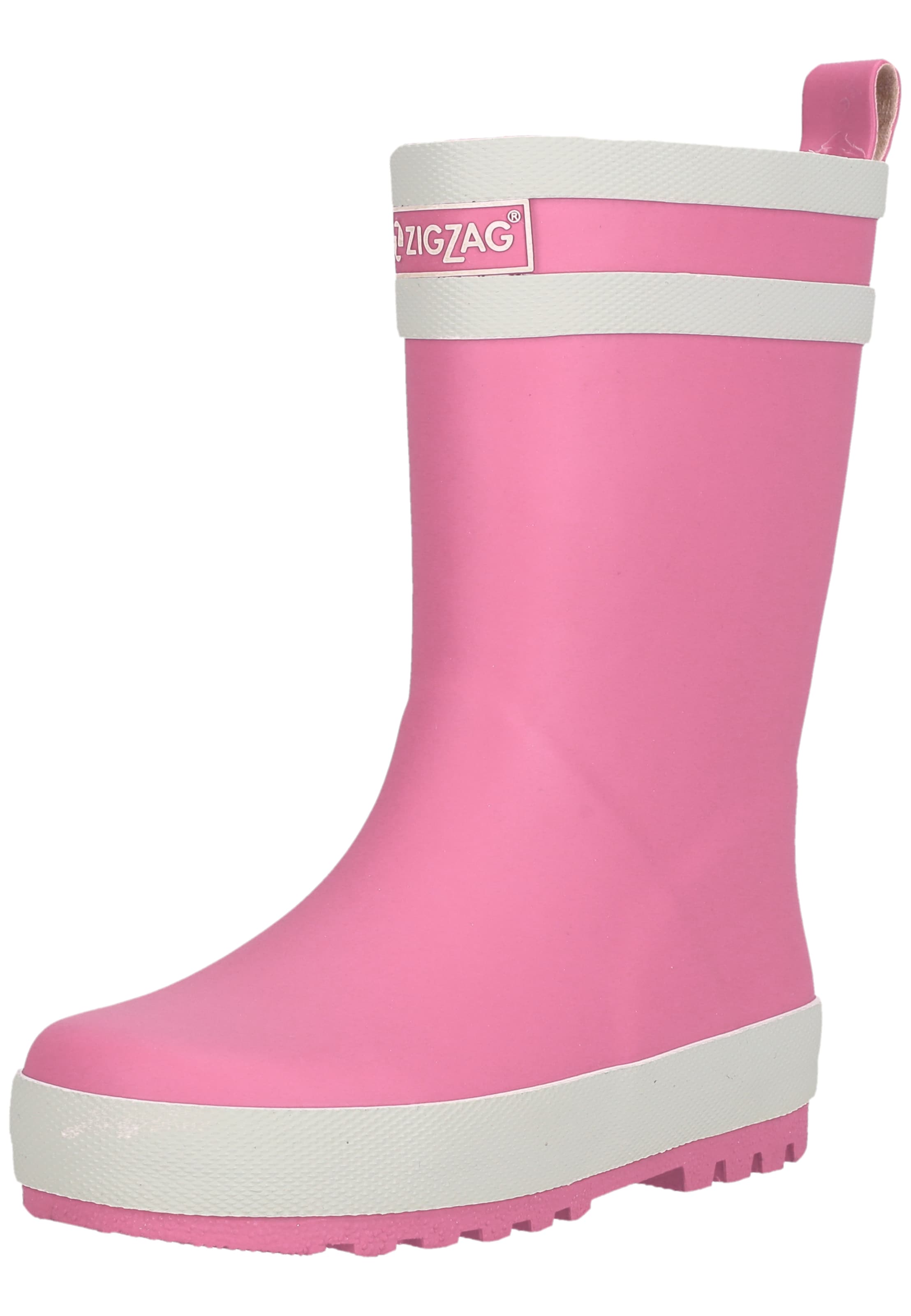 ZigZag Gummistiefel in Pink: Vorderseite