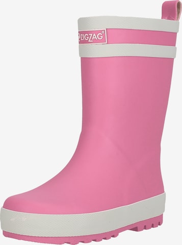 ZigZag Gummistiefel in Pink: Vorderseite