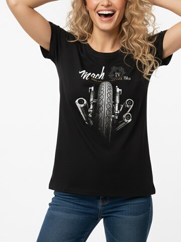 MAKAYA Shirt 'Mach 4'‌‌‌‌‌‌‌‌‌ in Schwarz