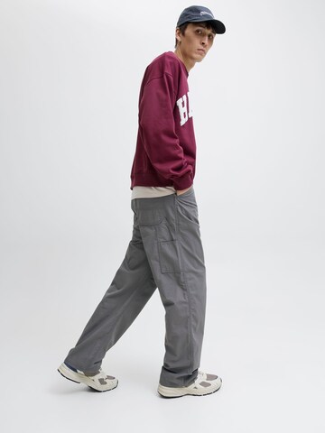 JACK & JONES Loose fit Trousers 'JPSTAlex' in Grey