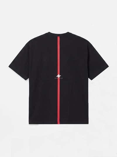 Silverstein Official Sweatshirt 'Silverstein Official Red Stroke Oversize t-shirt Schwarz'‌‌‌‌ in S in schwarz, Produktansicht