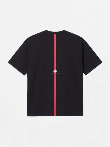 Silverstein Official Sweatshirt 'Silverstein Official Red Stroke Oversize t-shirt Schwarz' in Black: front